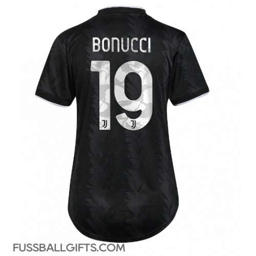Juventus Leonardo Bonucci #19 Fußballbekleidung Auswärtstrikot Damen 2022-23 Kurzarm